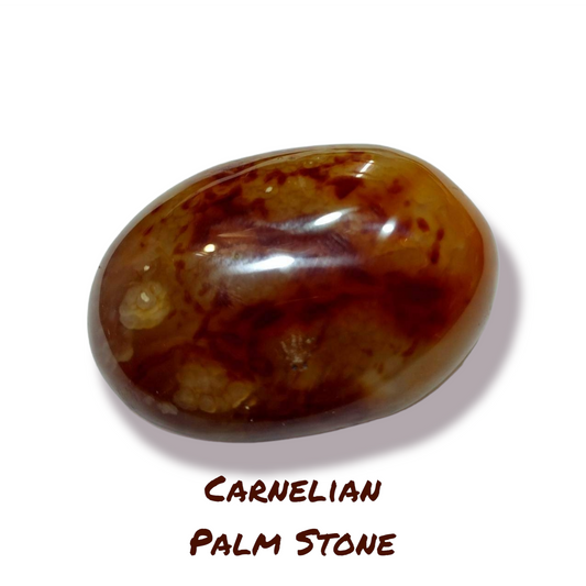 Carnelian Palm Stone