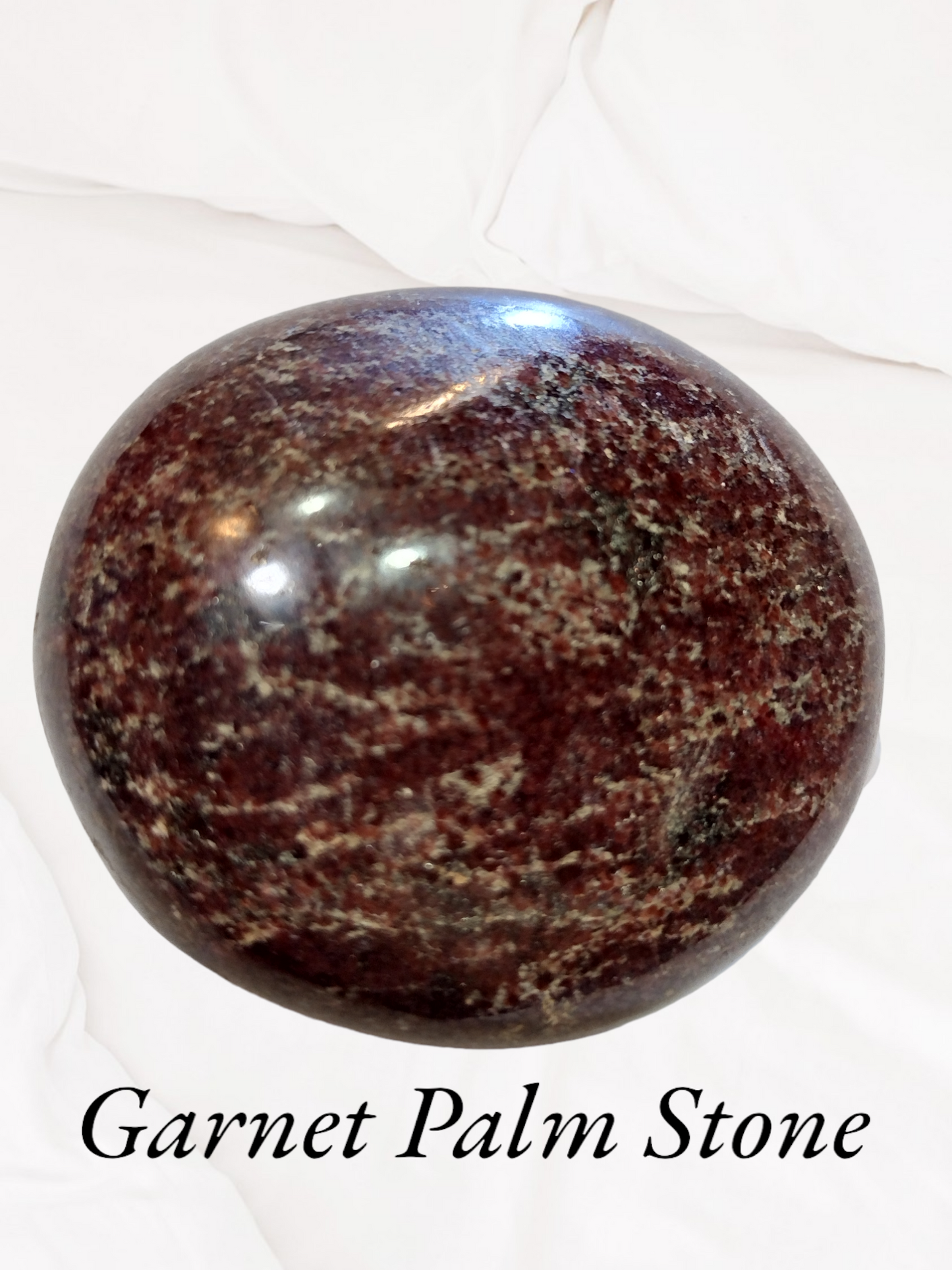 Garnet palm stone