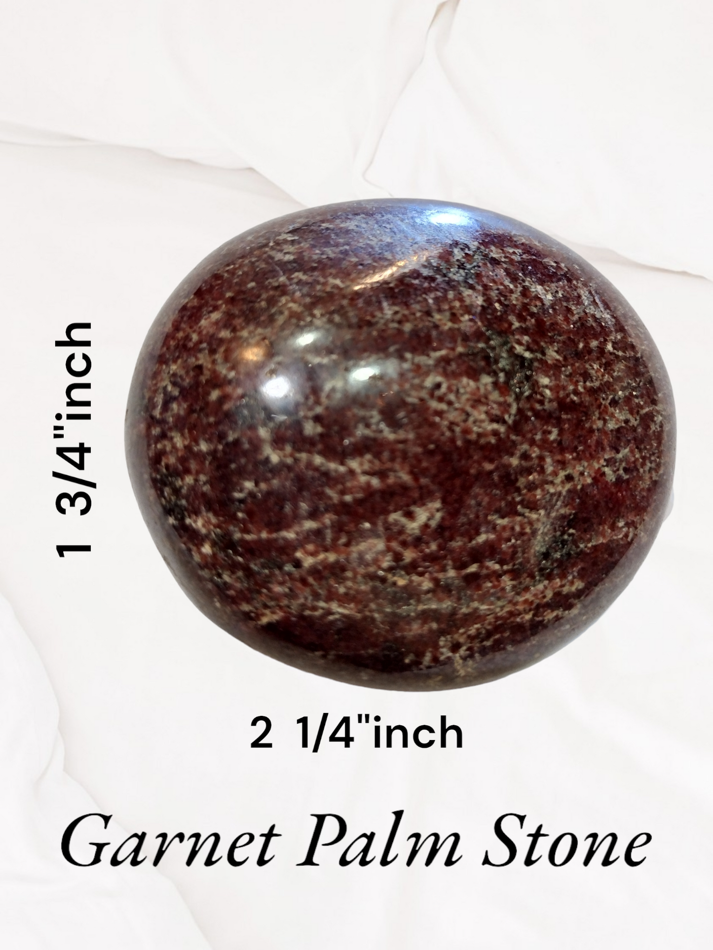 Garnet palm stone