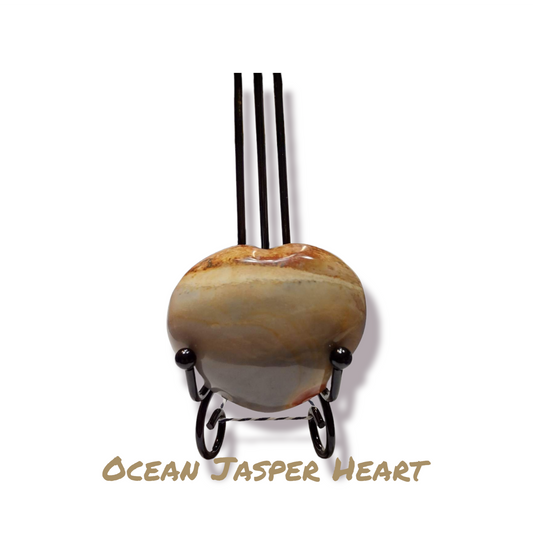 Ocean Jasper Heart