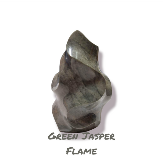 Green Jasper Flame