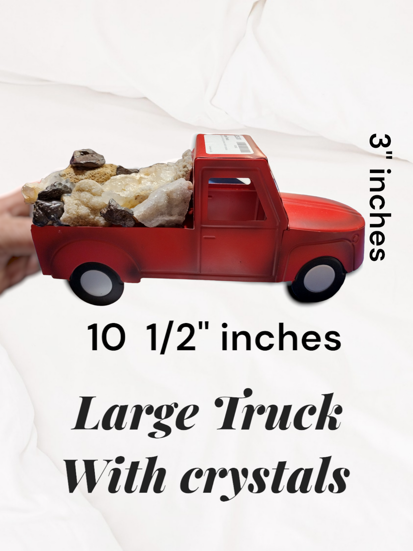 Large metal Truck with Crystals