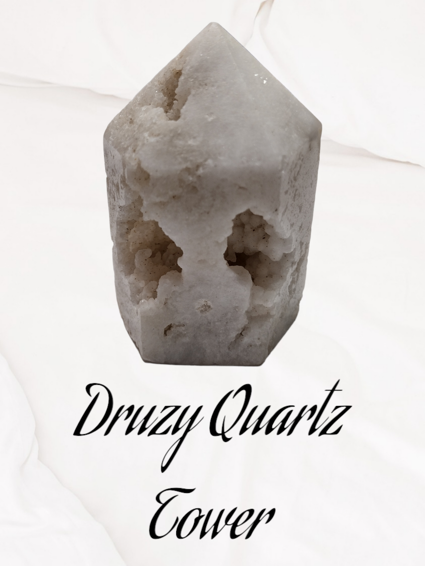 Druzy Quartz Tower