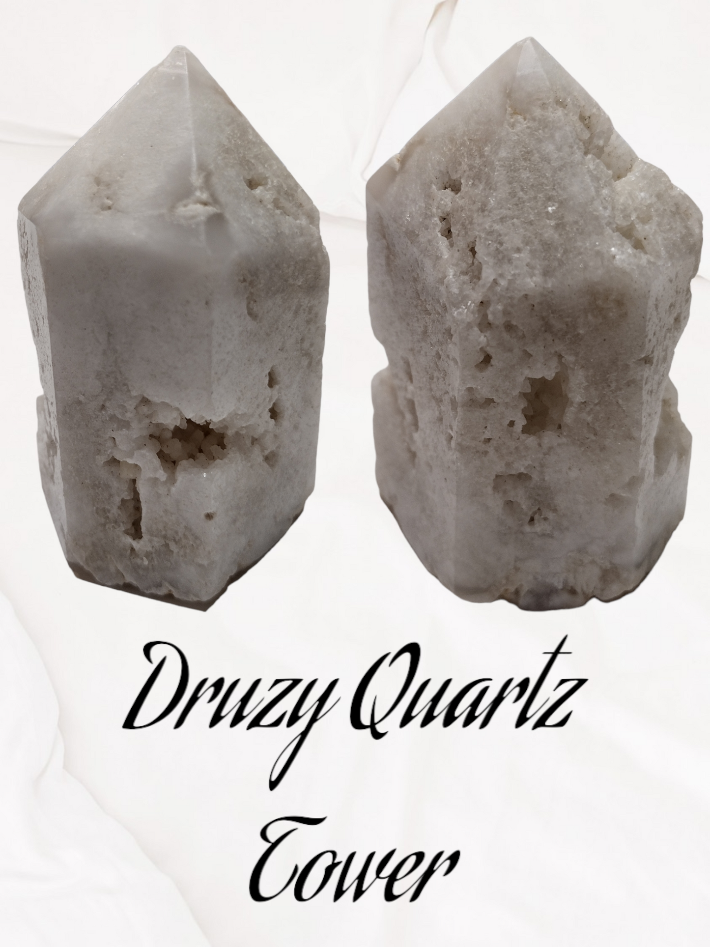 Druzy Quartz Tower