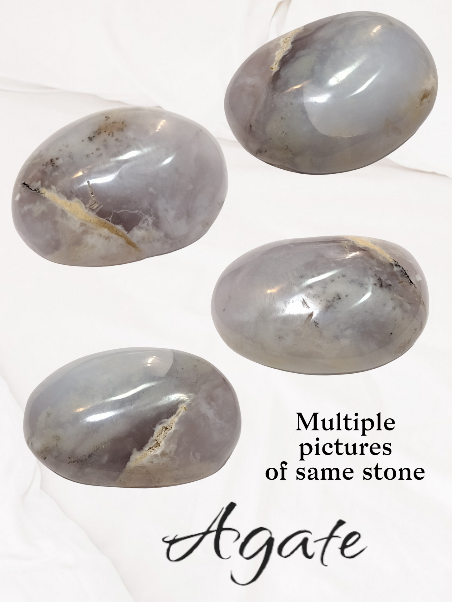 Agate palm stone