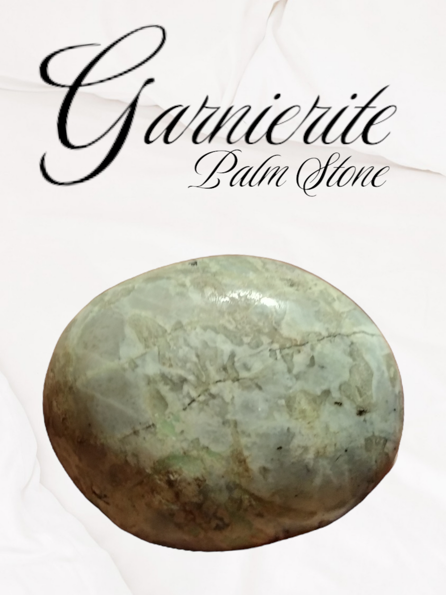 Garnierite palm stone