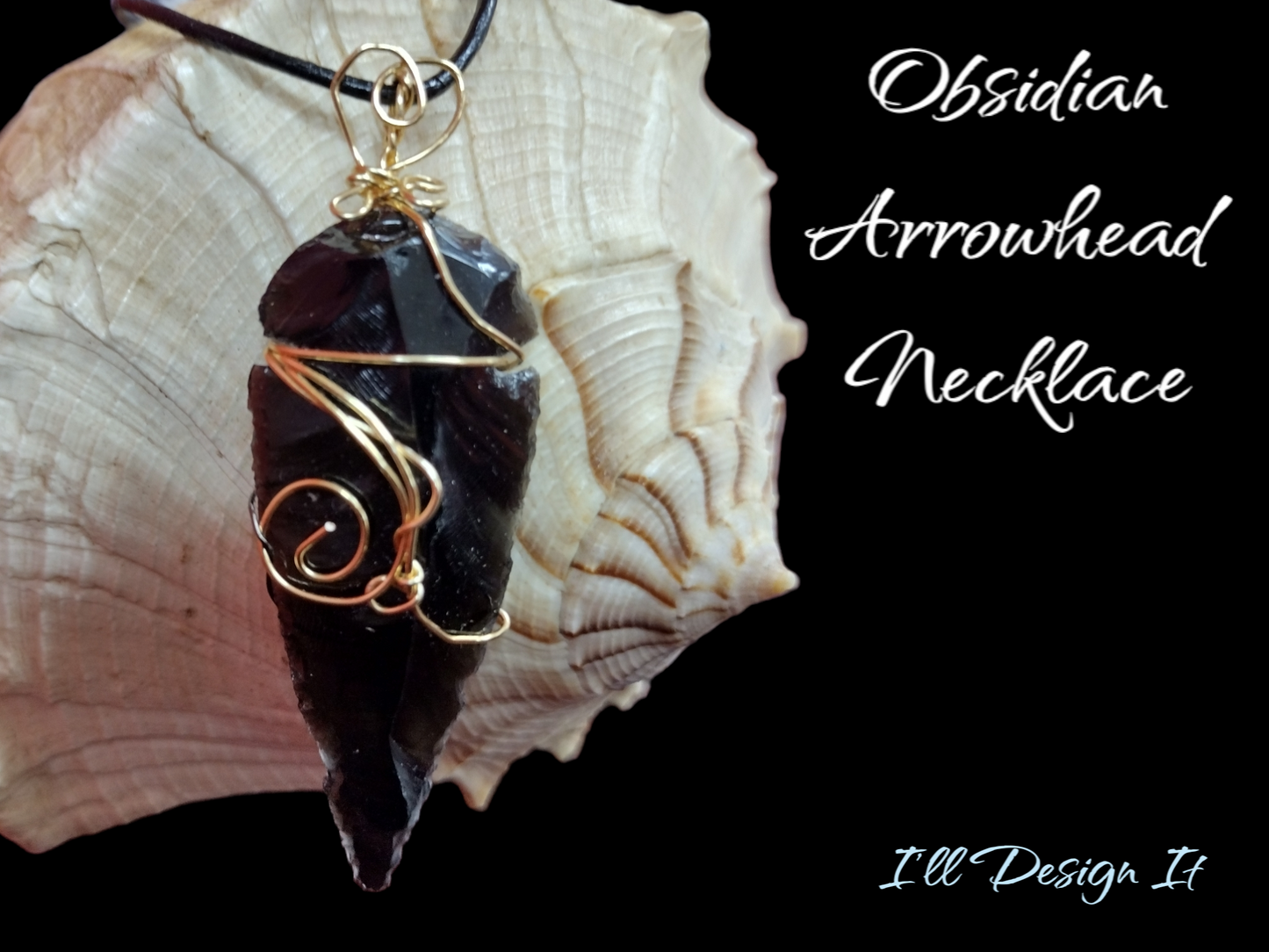 Obsidian Arrowhead necklace