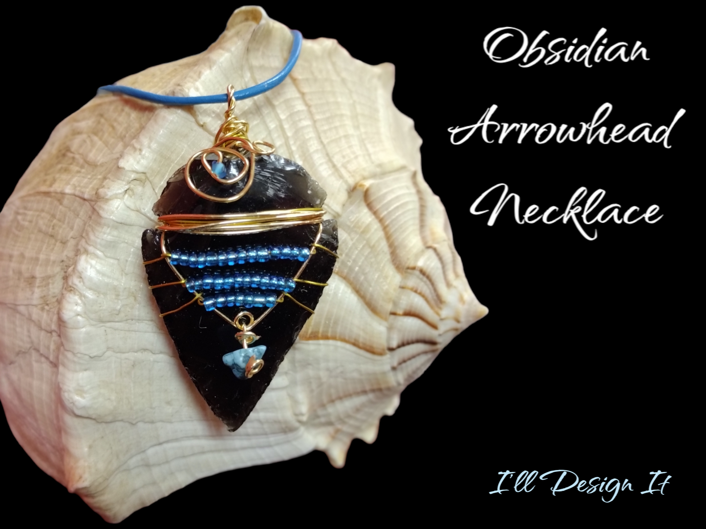 Obsidian Arrowhead necklace