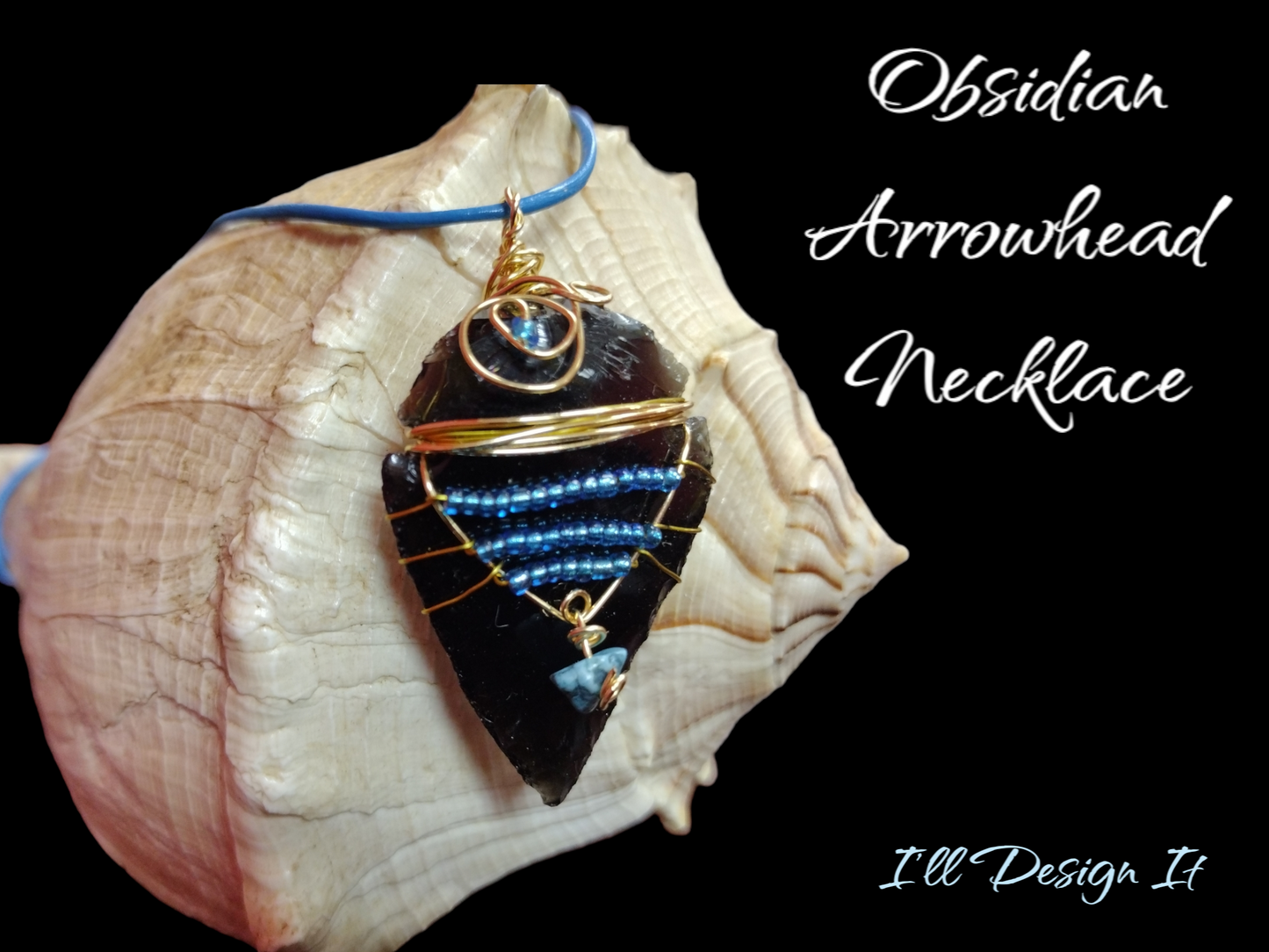 Obsidian Arrowhead necklace