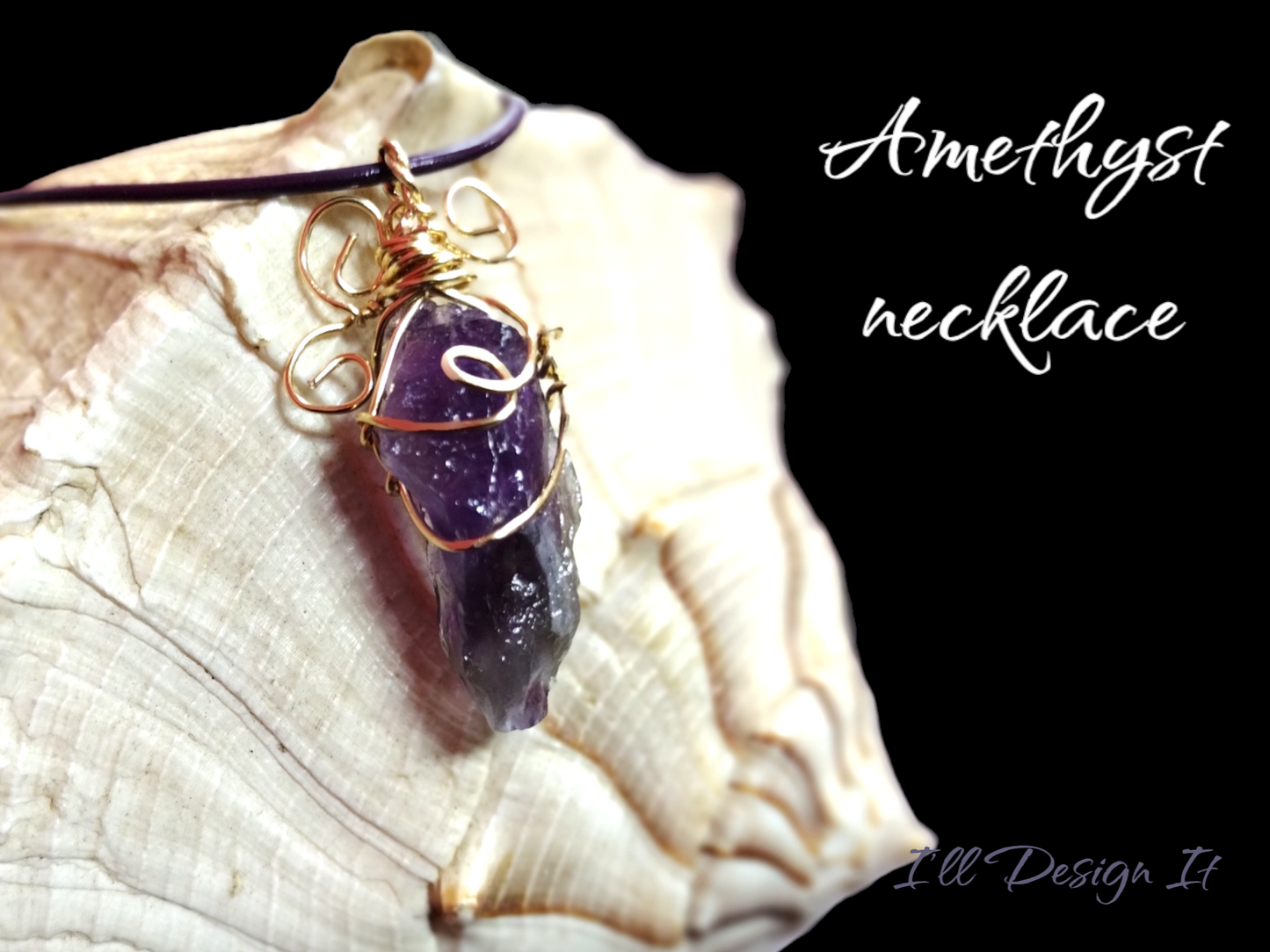 Amethyst Point necklace