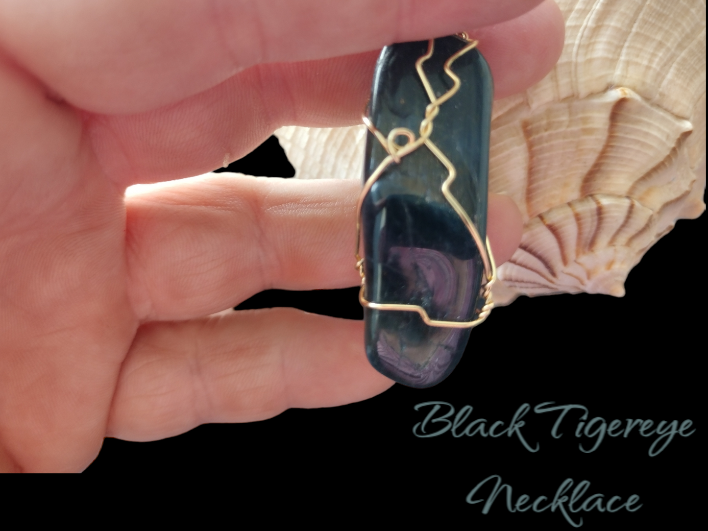 Black Tigereye necklace