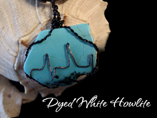 Dyed White Howlite