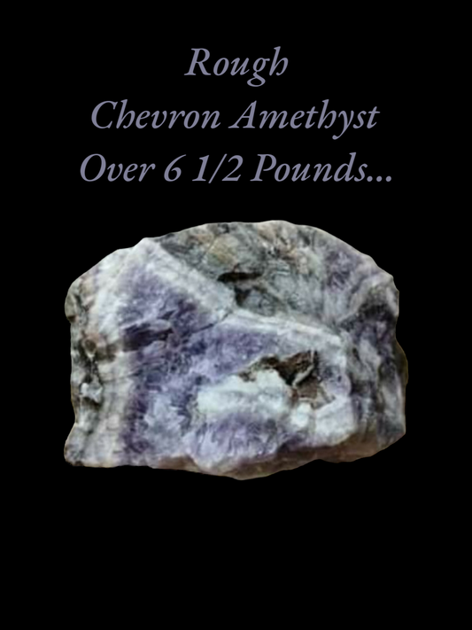 Chevron amethyst stone