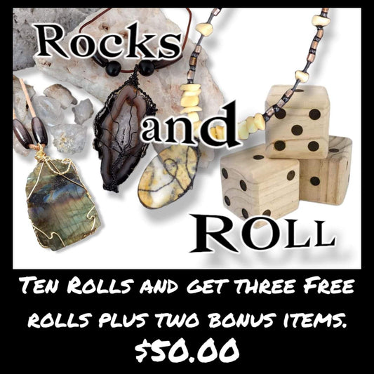 Ten Lucky Rolls Plus Three Roll Free and Two Bonus Items.